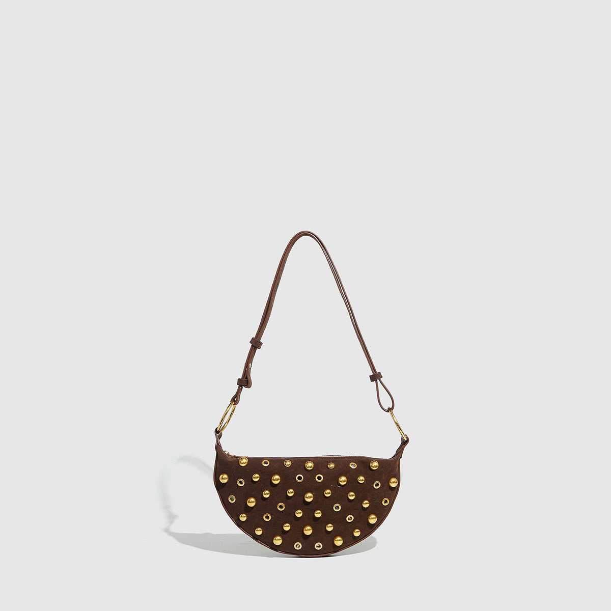 Bolsa puntos marrón