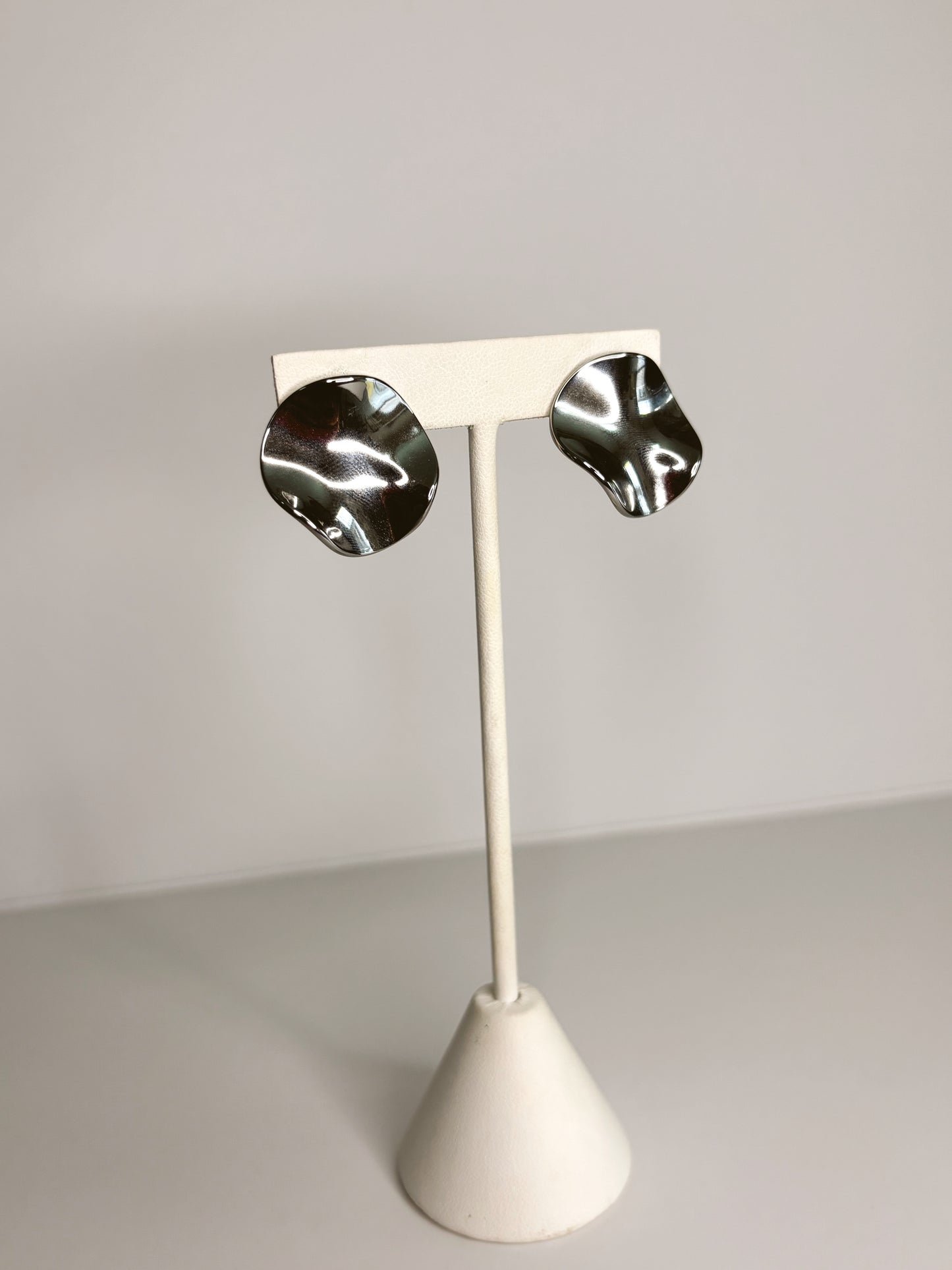 Aretes Ondi Plateados