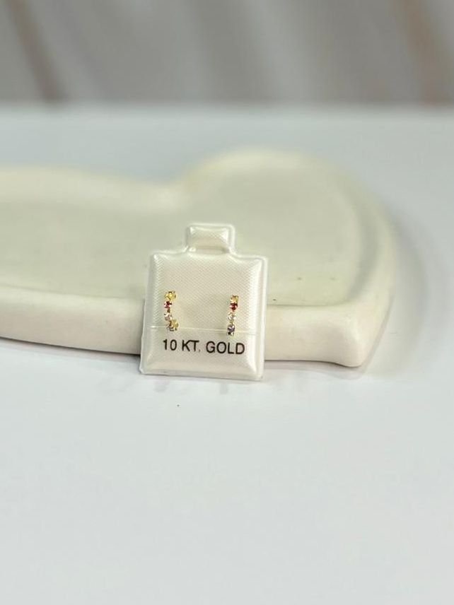 Piercing media arracada colores