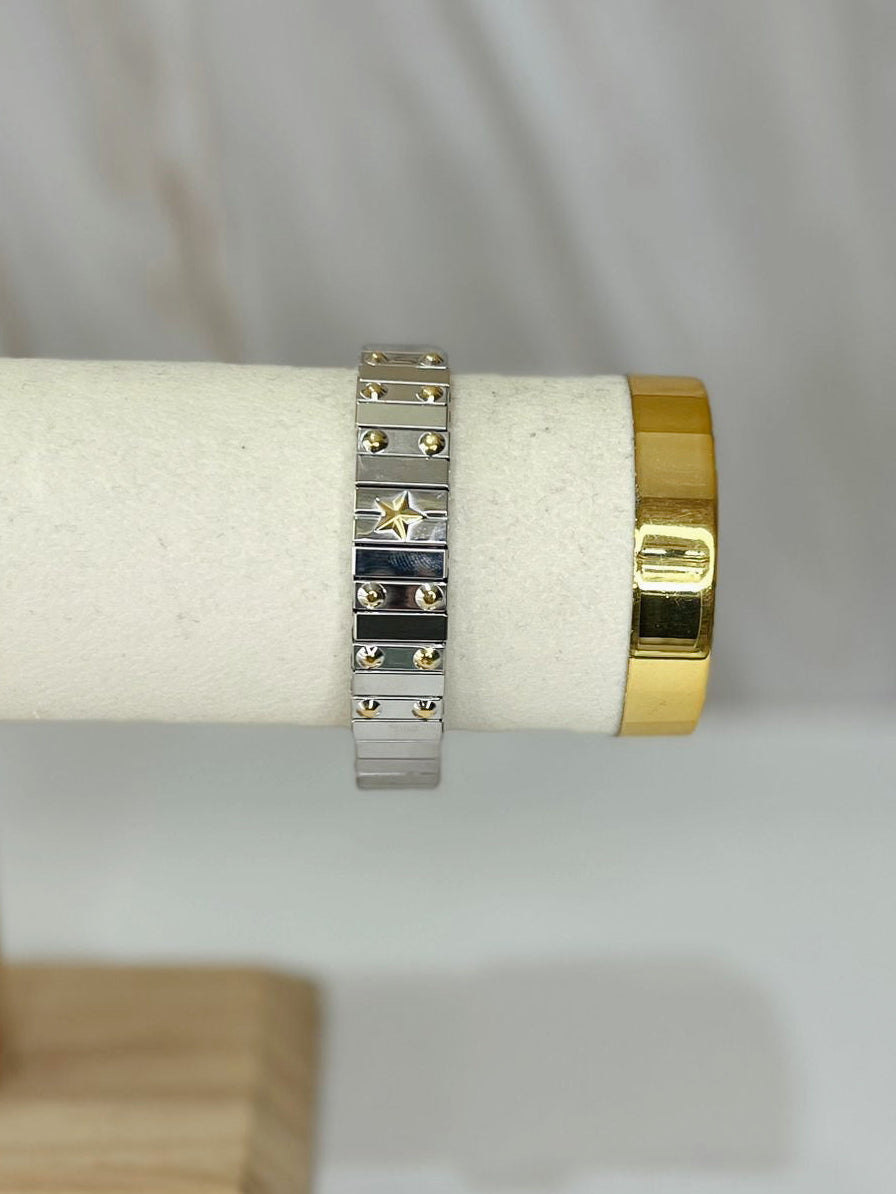 Brazalete M Estrellas bicolor