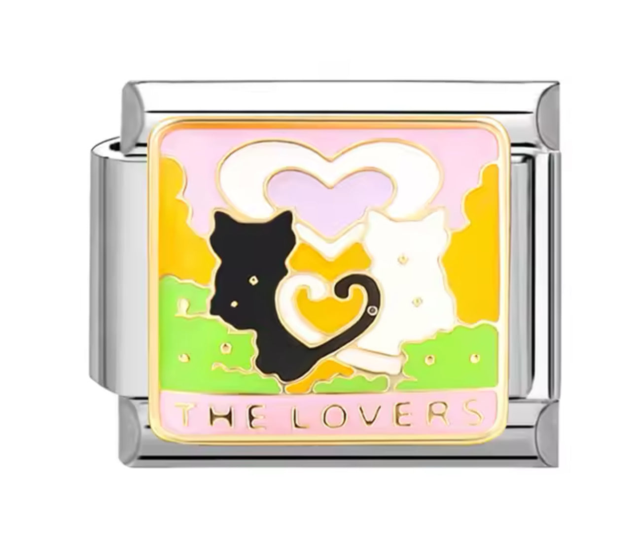 Charm gatitos enamorados