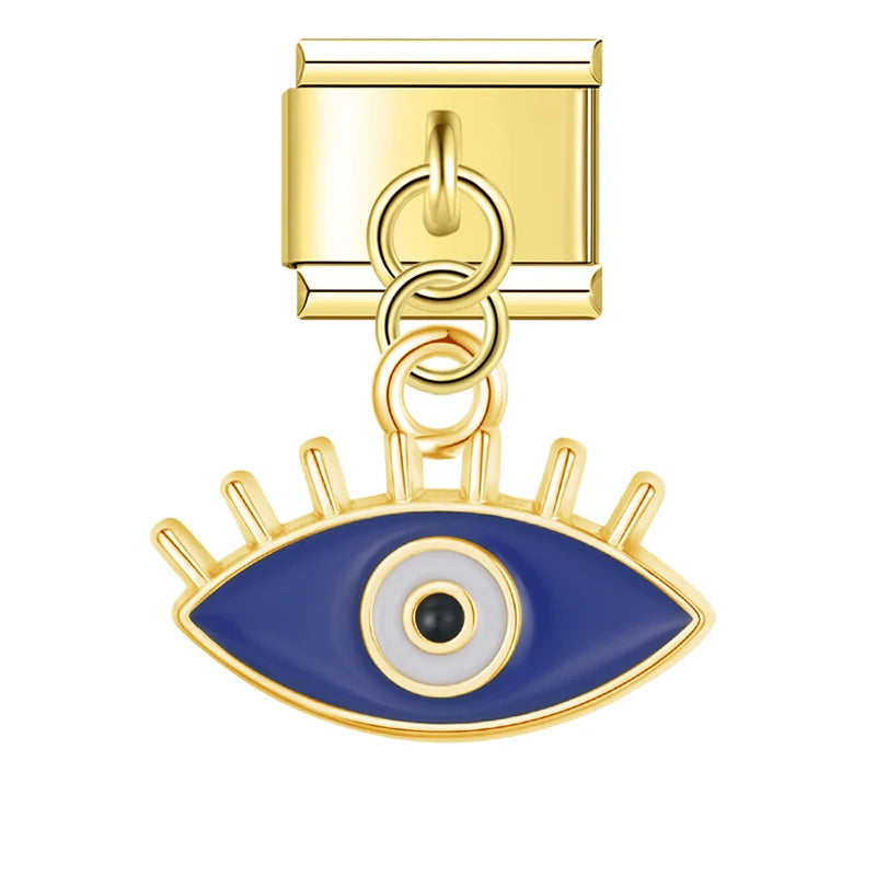Charm Colgante Ojo Dorado