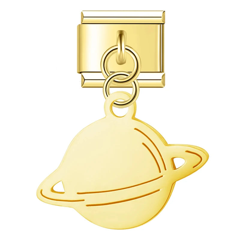 Charm Dorado Saturno