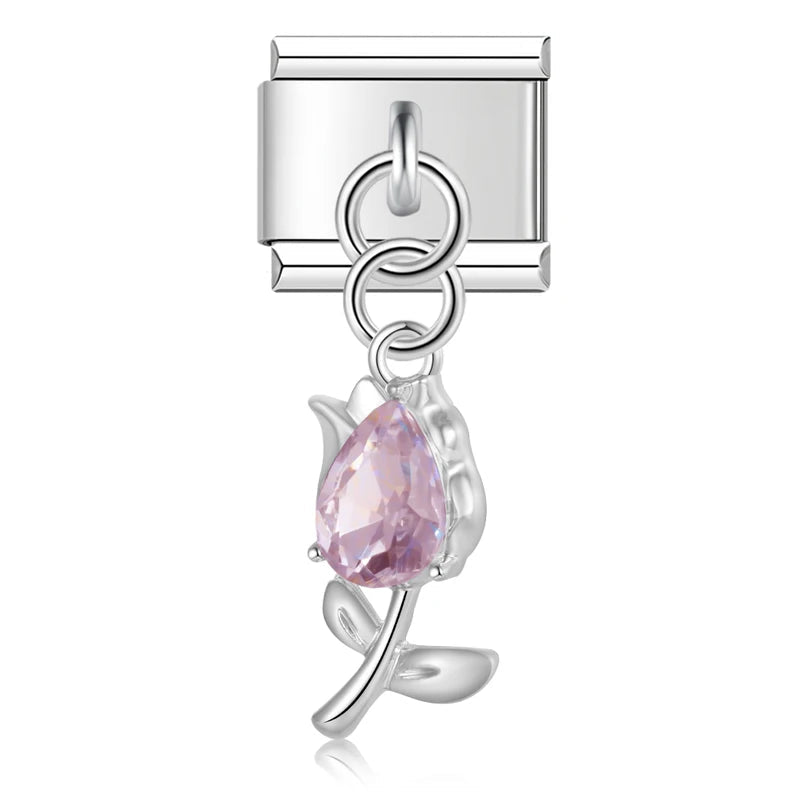 Charm Rosa Colgante