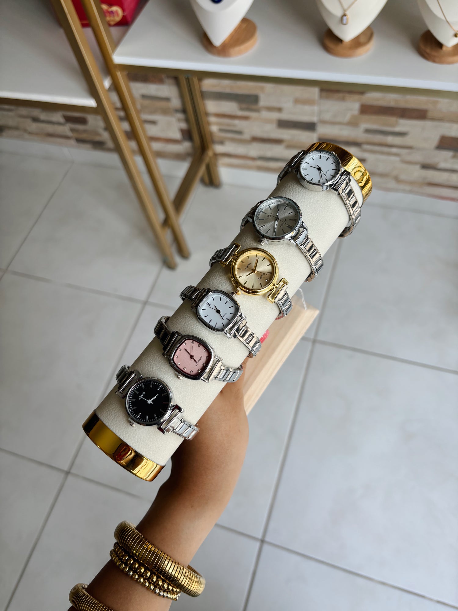 BRAZALETES Y RELOJ ITALIANO