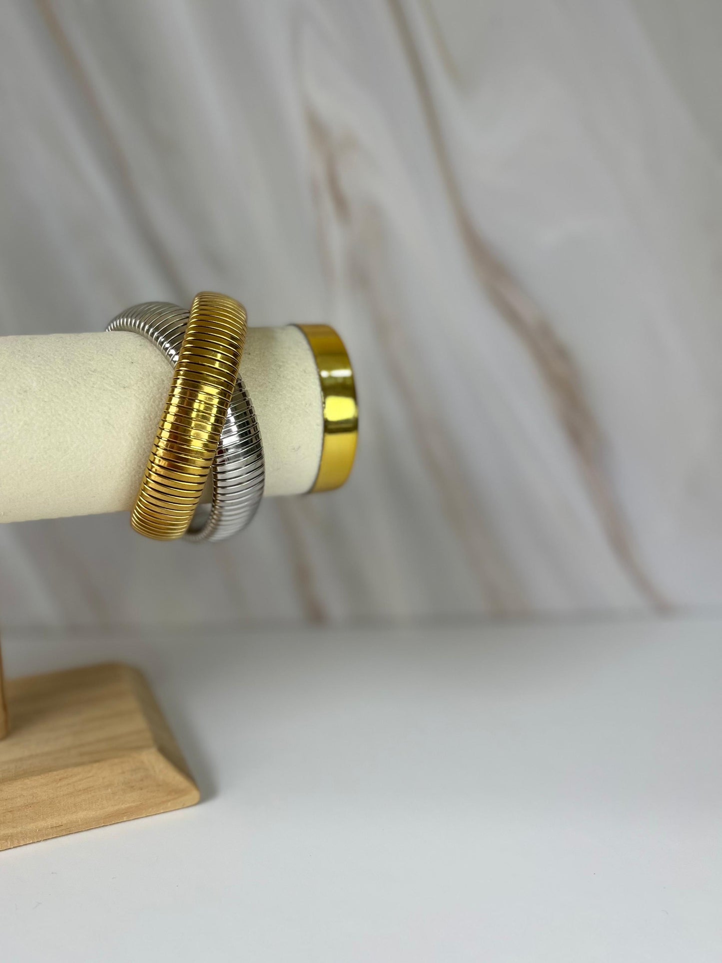 BRAZALETE DOBLE BICOLOR