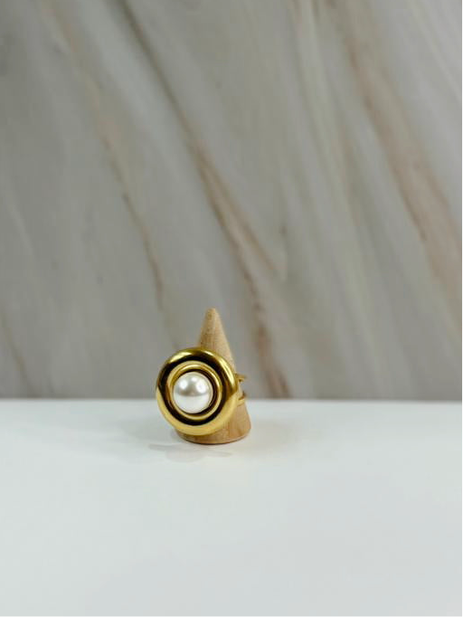 Anillo Perla circular