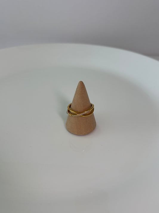 Anillo Infinito dorado