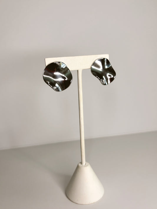Aretes Ondi Plateados