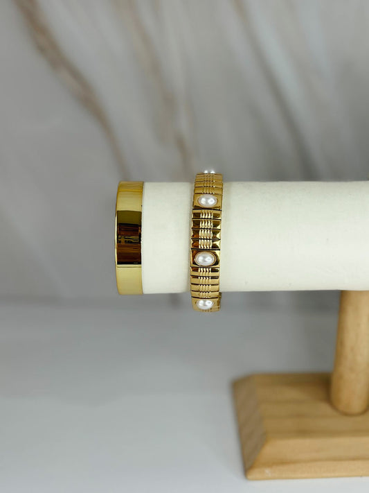 Brazalete M perlas Dor G