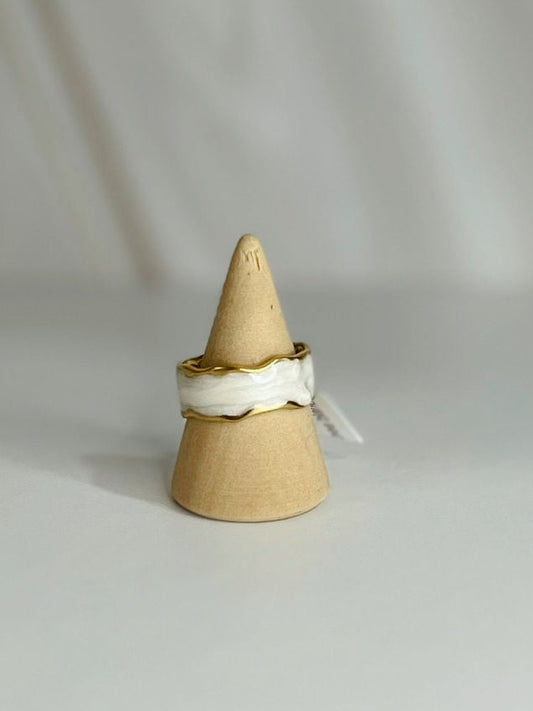 Anillo Línea Blanco