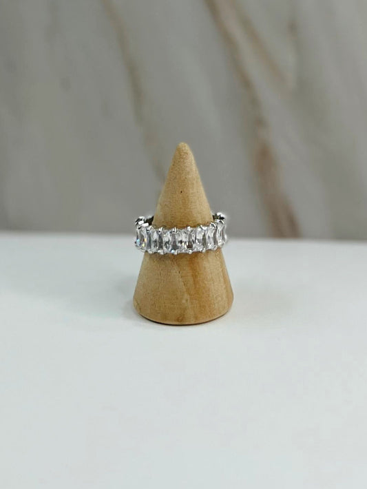 Anillo churumbela G plateada