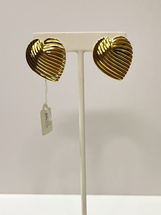 Arete corazón raya