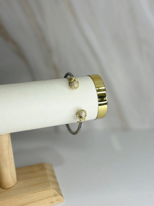 Brazalete Bolju plateado