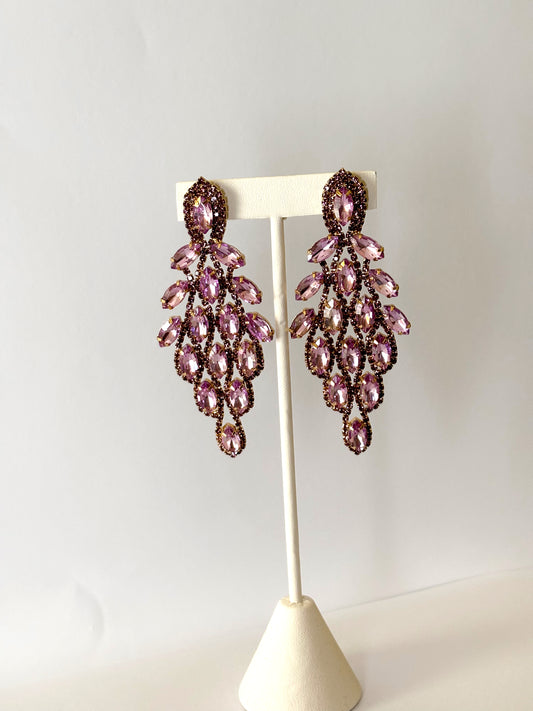Aretes Sirena Rosa