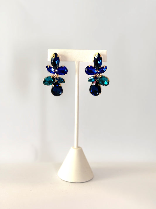 Aretes Fiesta Azules