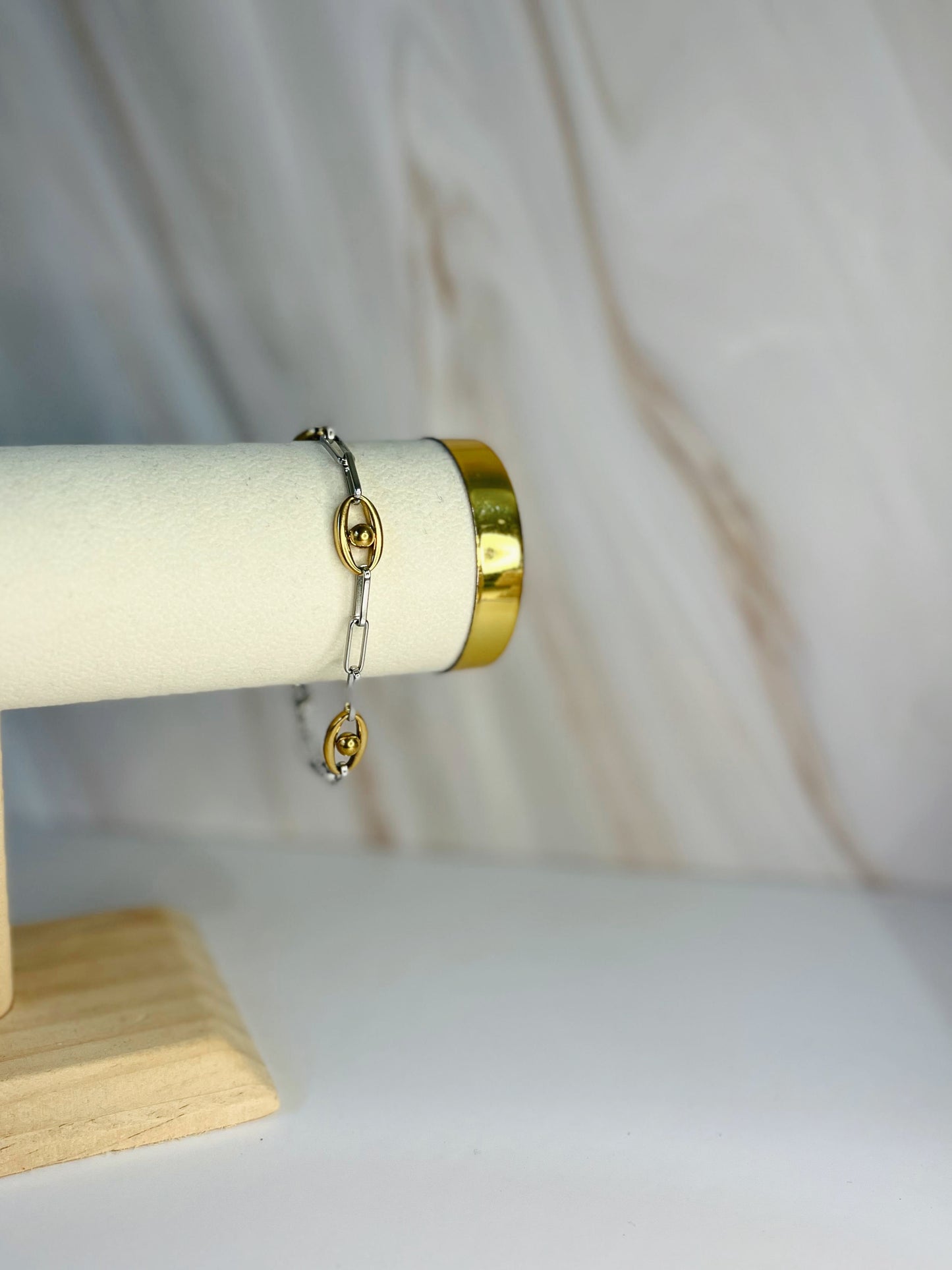 Pulsera bicolor coca