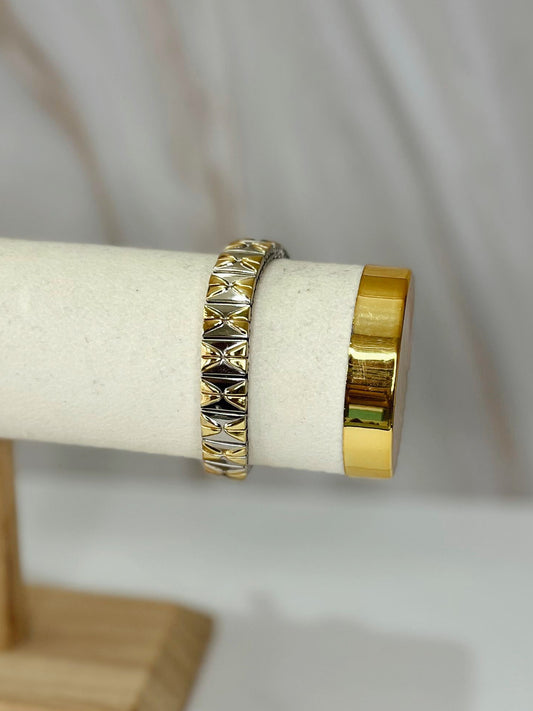 Brazalete M rombos bicolor