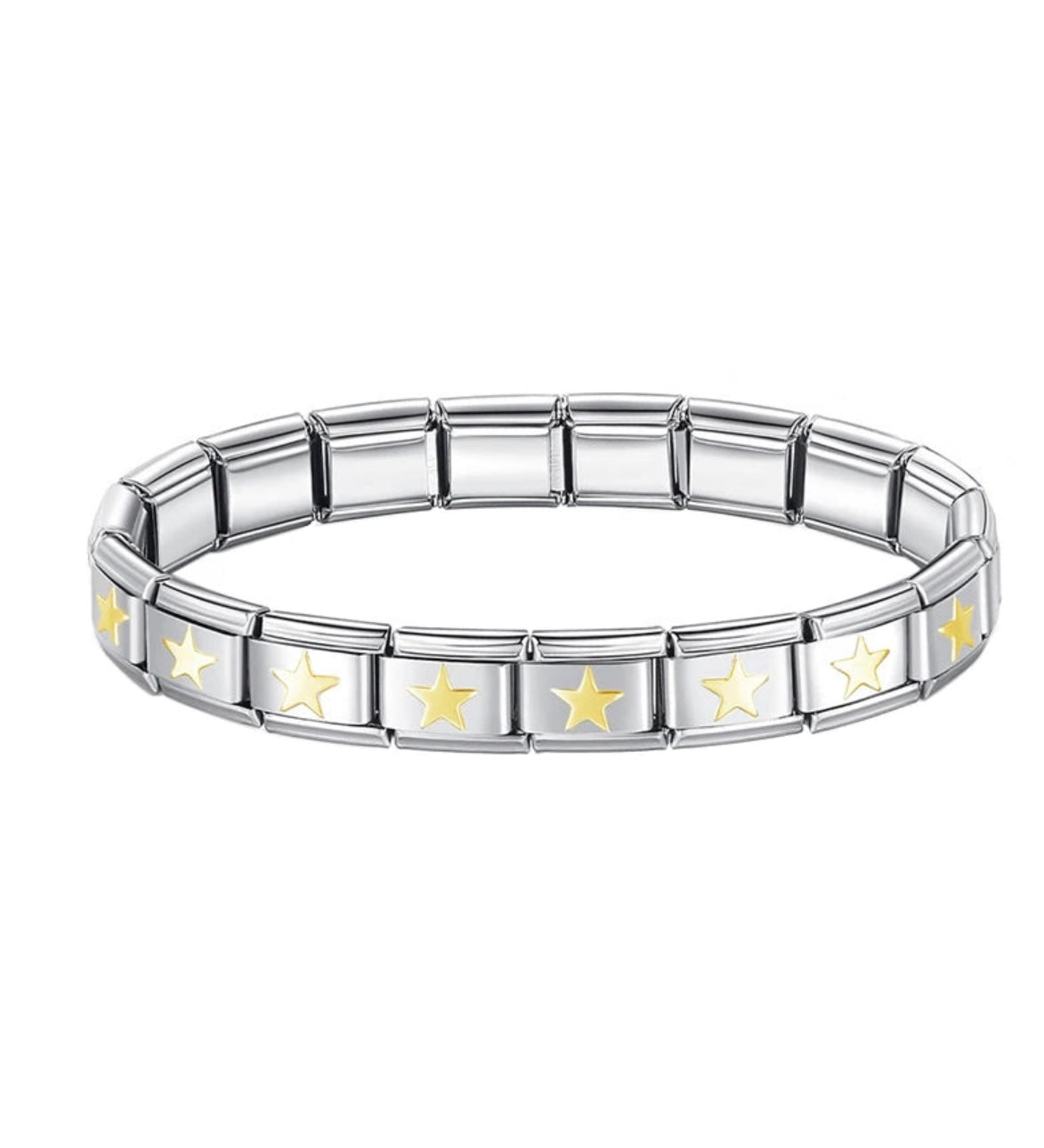 Brazalete estrellas dorado