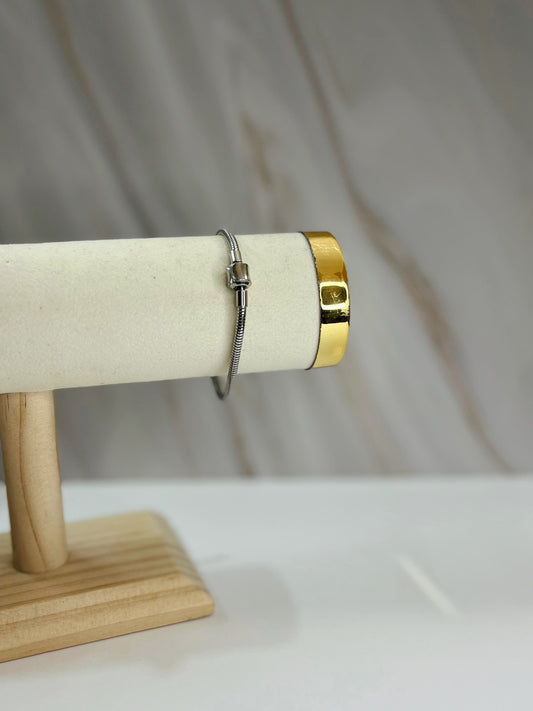 Pandora oval plateada