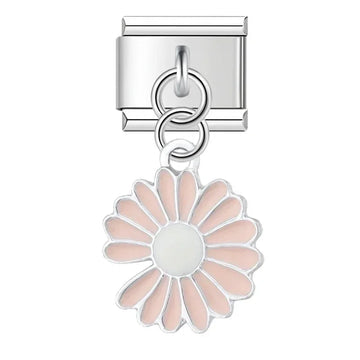 Charm Colgante Flor Rosa