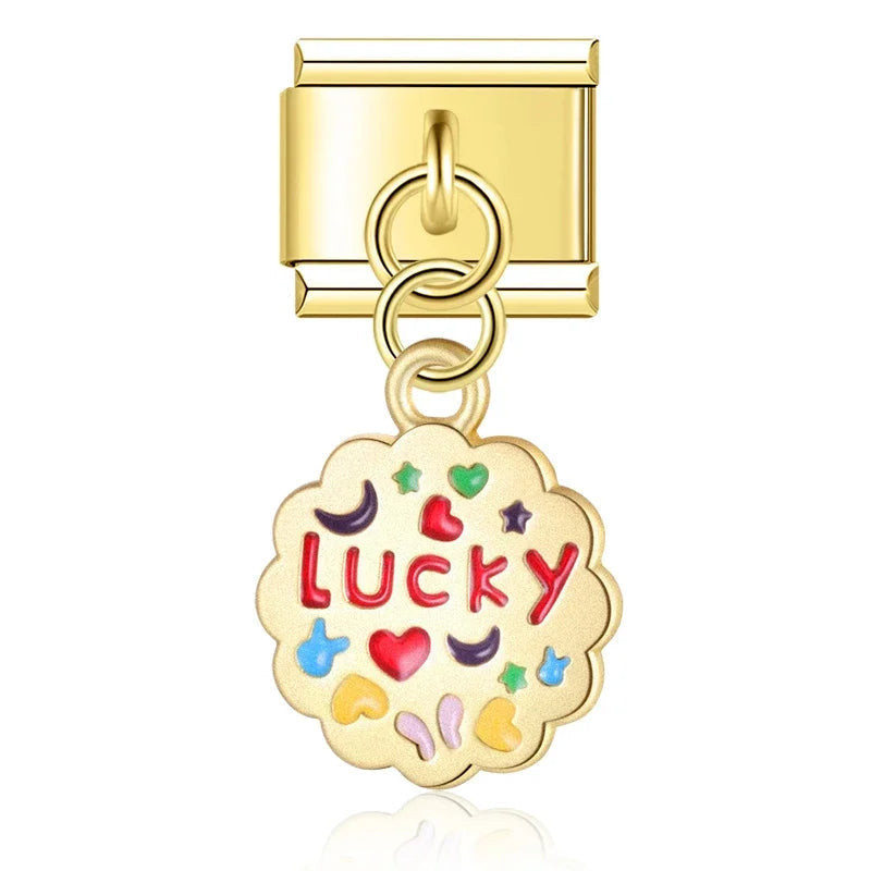 Charm Colgante Lucky Dorado