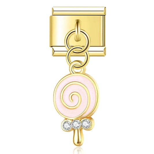 Charm Paleta Colgante Dorado