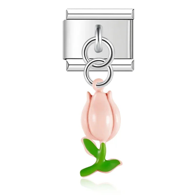 Charm Tulipán Rosa