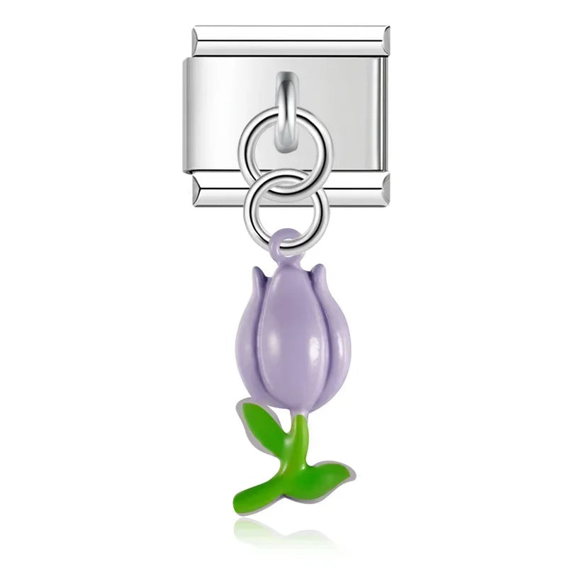 Charm Tulipán Colgante